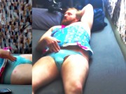 Preview 1 of Sexy Blue Adult Diaper Chill Time Let's Watch Care bears Together Part 1