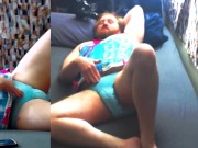 Preview 2 of Sexy Blue Adult Diaper Chill Time Let's Watch Care bears Together Part 1