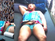 Preview 3 of Sexy Blue Adult Diaper Chill Time Let's Watch Care bears Together Part 2