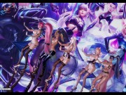 Preview 6 of [MMD] T ara- Sexy Love Kpop Hot Naked Dance Ahri Akali Kaisa Evelynn Seraphine KDA 4K 60FPS