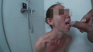 piss in the shower
