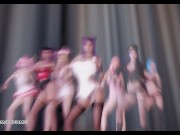 Preview 5 of [MMD] Brown Eyed Girls - Abracadabra Hot Kpop Dance Ahri Akali Kaisa Lux Jinx Caitlyn 4K 60FPS