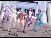 Preview 4 of [MMD] Red Velvet - Red Flavor Striptease Dva Mercy Pharah Mei Widowmaker Symetra Overwatch