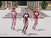 Preview 1 of [MMD] SOMI - BIRTHDAY Evangelion Striptease 4K 60FPS