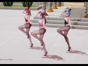 Preview 6 of [MMD] SOMI - BIRTHDAY Evangelion Striptease 4K 60FPS