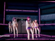 Preview 1 of [MMD] Dreamcatcher - SCREAM Striptease Ahri Akali Kaisa Evelynn Seraphine KDA League of Legend