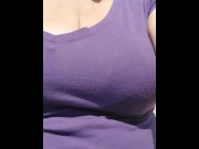 Preview 2 of Mature Latina granny pissing pee with graying hairy pussy and big clit