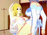 Preview 3 of Ryona and Yumi have intense futanari sex in a church. - Senran Kagura Hentai