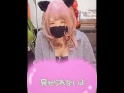 Preview 3 of Transcendants _ cat ear mask for the first time ♪♪ It is said that it is cute and the TV comes!