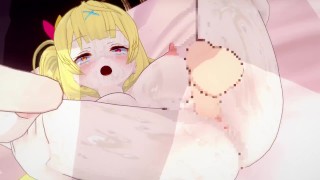 [Hentai Game Koikatsu! ]Have sex with Big tits Vtuber Hoshikawa Sara.3DCG Erotic Anime Video.
