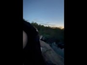 Preview 1 of 18 Year old fucks me on a cliff RISKY PUBLIC SEX
