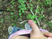 Preview 3 of Cute twink pissing in the forest