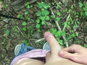 Preview 4 of Cute twink pissing in the forest