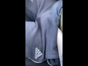 Preview 1 of Public Sex And Blowjob In Car With Hot Teen Girl