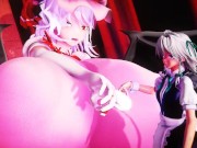 Preview 3 of Imbapovi - Remilia Scarlet Giantess Breast Expansion