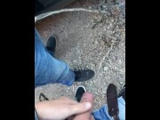 Preview 3 of Pissing together in public
