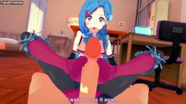 Hentai POV Feet Skye Zaizen aka Aoi Zaizen aka Blue Angel Yu-Gi-Oh! VRAINS  | free xxx mobile videos - 16honeys.com