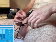 Preview 1 of Remote control estim cumshot orgasm