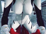 Preview 2 of FUTANARI Ayanami Rei FUCKS Asuka IN A CANCER POSE | 3D Animation