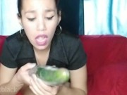 Preview 5 of Anal masturbation with cucumber and squirt