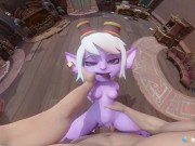 Preview 3 of Tristana (league of legends) being used (3d animation with sound)