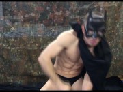 Preview 6 of Russisk BATMAN redder verden fra homofile! En muskuløs superhelt knepper og ydmyger dig verbalt!!