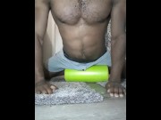 Preview 2 of Horny Hot Guy Dry Humping Rolling Massage Sexual After Gym