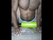 Preview 5 of Horny Hot Guy Dry Humping Rolling Massage Sexual After Gym