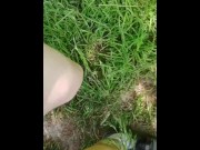 Preview 1 of nude hiking and sucking a big cock