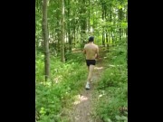 Preview 3 of nude hiking and sucking a big cock