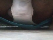 Preview 3 of Pee desperation, guy tries to hold his pee and soaks herself! and humping floor