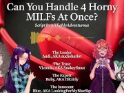 Preview 3 of 4 Horny MILFs Use You For Their Pleasure [Audio Roleplay w/ SnakeySmut, HiGirly, and audioharlot]