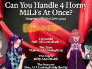 Preview 4 of 4 Horny MILFs Use You For Their Pleasure [Audio Roleplay w/ SnakeySmut, HiGirly, and audioharlot]