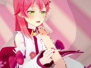 Preview 2 of Sakura Miko just has flirting sex