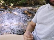 Preview 6 of Jerking off with this big dick in the Wild on a trekking day