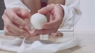 Uncensored Sensitive Japanese Girl's Oil Massage Vibrator Serious Orgasm Shameful Play Slave Trainin