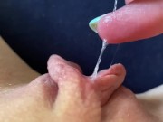 Preview 5 of I know you want to feel all this juice in your mouth! My pussy product this sweet flowing slime