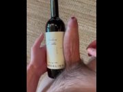 Preview 3 of Comparing my big cock to a wine bottle