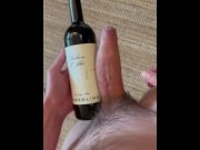 Preview 6 of Comparing my big cock to a wine bottle