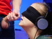 Preview 6 of New GAME of TASTE в 4K 60fps! Blindfold and a very tasty Surprise- XSanyAny
