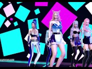 Preview 1 of [MMD] EXID - DDD Hot Kpop Dance Ahri Akali Evelynn Kaisa Seraphine League of Legends KDA