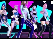 Preview 3 of [MMD] EXID - DDD Hot Kpop Dance Ahri Akali Evelynn Kaisa Seraphine League of Legends KDA