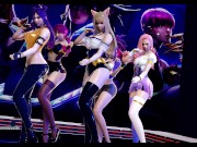 Preview 5 of MMD BlackPink - KiIIThisLove Striptease Dance Ahri Akali Kaisa Evelynn Seraphine KDA