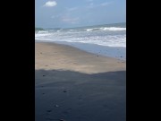 Preview 1 of Horny Slut Got Deeply Dipped at the Beach