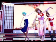 Preview 4 of [MMD] GigaReol×EVO - Addiction Hot Erotic Dance Mai Shiranui Katsumi Tamaki