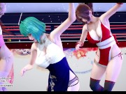 Preview 5 of [MMD] GigaReol×EVO - Addiction Hot Erotic Dance Mai Shiranui Katsumi Tamaki