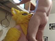 Preview 2 of Kitty Blows Master while working