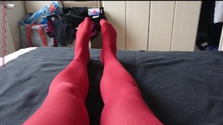 red panties and table corner