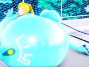 Preview 6 of Imbapovi - Samus in Zero Suit - Water Filling Breast Expansion 1