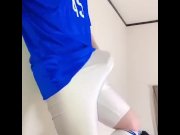 Preview 1 of Soccer boy ejaculates inside his spats